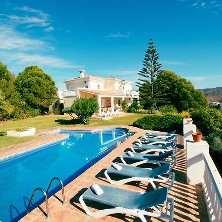 Gran Villa Con Vistas Al Mar Y Piscina Privada مالقة المظهر الخارجي الصورة