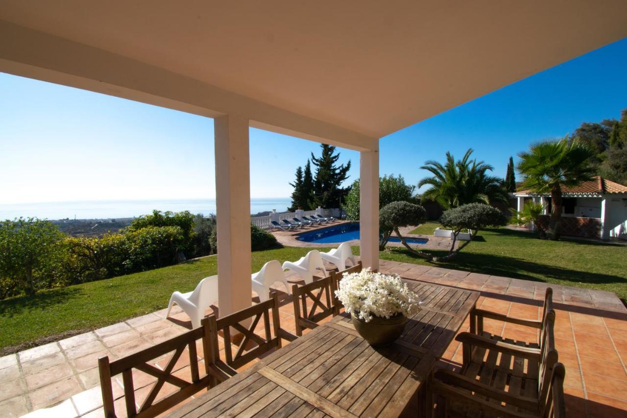 Gran Villa Con Vistas Al Mar Y Piscina Privada مالقة المظهر الخارجي الصورة