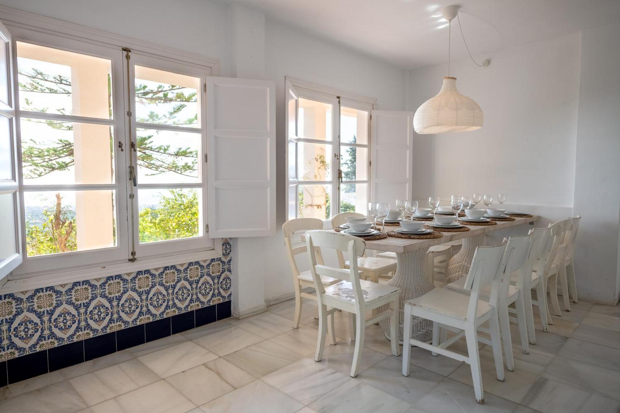 Gran Villa Con Vistas Al Mar Y Piscina Privada مالقة المظهر الخارجي الصورة